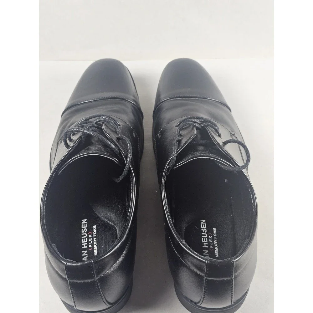 Van Heusen Flex Memory Foam Men’s Size 9 Dress Shoe Turk Style Black
